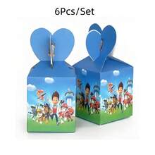6/12pcs/Set Paw Patrol Themed Holiday Birthday Party Supplies Candy Box Gift Box Packaging - Cartoon - View 20