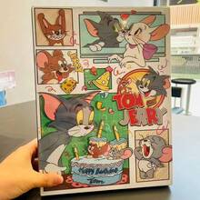 Warner Bros 1000片正版「Tom And Jerry」卡通拼圖，可愛圖案（可搭配相框），適用於DIY紓壓、居家裝飾教育遊戲禮物，適合成人與青少年 - 彩色 - 查看 5