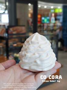 [Squishy] Cream Top Silicone Squeeze Toy, Super Soft Mochi-Like Stress Relief Squeeze Toy - Multicolor - View 9