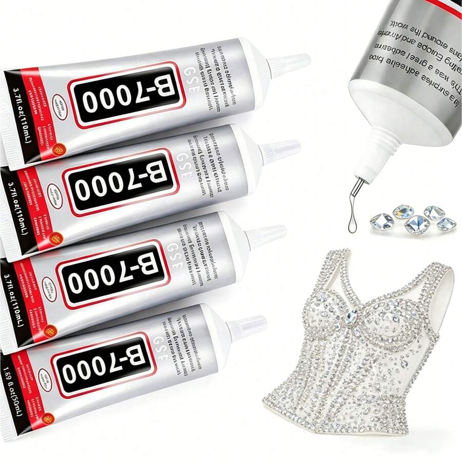 B7000 Handmade DIY Glue, 3ml/25ml/110ml, Suitable For Rhinestones, Jewelry, Brooch Rhinestone Adhesion, Specialized Adhesive For Handmade DIY - Multicolor - View 1