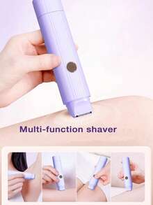 GENAI Women's Electric Shaver, Wireless, Dual Head Shaver, Mini Portable, Wet & Dry Use, Suitable For Face, Arms, Armpits, Legs, Intimate Areas - Multicolor - View 2
