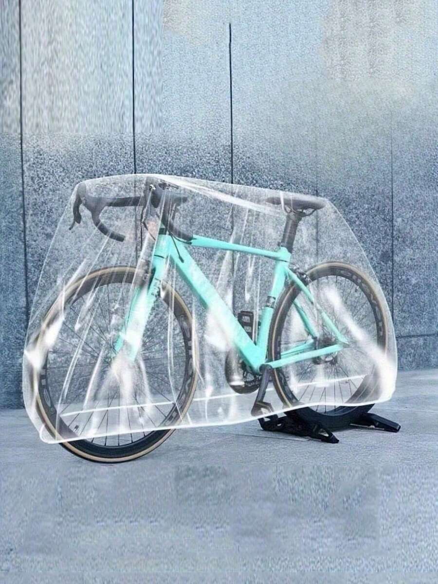 1/2/3/5pcs Universal Bicycle Cover, Transparent Cover, Suitable For Mountain Bike, Road Bike, Waterproof, Dustproof, Sunproof, Suitable For Electric Bicycle