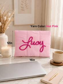 Personalized Laptop Sleeve, 12x16 Inch Laptop Case, Digital Accessory Organizer, Birthday And Graduation Gift - Multicolor - View 6