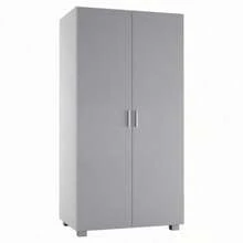 Kids 2-Door Wardrobe - Black - View 3