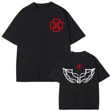 Rapper Duki Double-Sided Printed T-Shirt For Men And Women Hip-Hop Fashion Short Sleeve Tees Summer Casual Cotton T-Shirt Streetwear - 2 - View 2