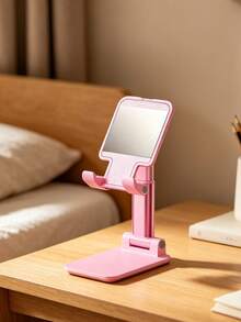 1pc Fully Adjustable Desktop Phone Stand - Dual Folding Design, Universal Fit For All Phone Models, Stable Desktop Stand, Suitable For Personal Use And Gifts, Adjustable Phone And Tablet Stand Combo - Support - View 7