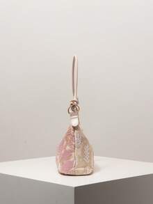 (隨機圖案) 肩背包、亮片包、花卉熱門款、刺繡包、女士手提包、晚宴穿搭、舞會配件、婚禮用品、優雅、禮物 - 彩色 - 查看 5