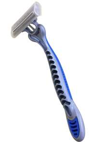 3-Pack Disposable Razors With 6 Blades And Lubricating Strip For Men - View 4