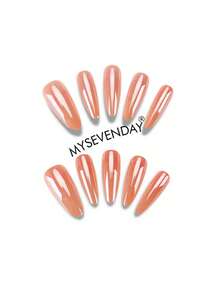 Korean Style Extra Long Artificial Nails, Handmade, Suitable For Daily Wear, Parties And Gatherings. - Multicolor - View 1