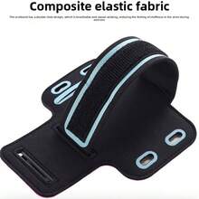 Outdoor Sports Touchscreen Arm Band, Running Phone Storage Pouch, Waterproof Arm Sleeve, Universal Phone Case - Black - View 4