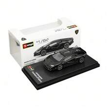 Burago 1:64  Terzo Millennio / Countach Alloy Die-Cast Car Model 2-Piece Set, Collectible Miniature Display Ornament - Multicolor - View 1