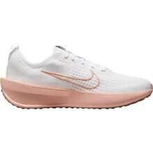 Nike Women's Interact Run Running Shoes - White/Orange/Grey - View 1