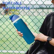 OwaI(Available In Multiple Colors) 304L Stainless Steel Outdoor Sports Water Bottle With Straw-Travel Cup-32oz/945ml – 100% Leak-Proof, Portable – Double-Wall Vacuum Insulation (Keeps Cold 8–12 Hours)-Drinkware / Water Bottles / Insulated Flasks - 牛仔布 - 查看 1