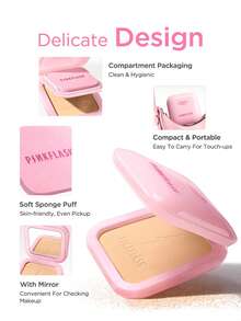 PINKFLASH Setting Powder, Pengontrol Minyak & Pengunci Kelembapan, Menciptakan Efek Makeup Segar dan Tidak Lengket, Cocok untuk Semua Jenis Kulit, Sesuai dengan Estetika Gen Z & Gaya Makeup Y2K, Pilihan Hadiah Sempurna untuk Hari Valentine dan Tahun Baru F34 - #NU01 - View 7