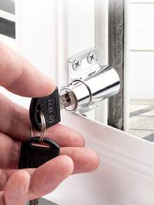 9pcs Sliding Door & Window Anti-Theft Lock Set, Window Security Lock, Anti-Theft Lock, Window Protection Lock, Anti-Pry Key Lock Limit Switch Double Security, Suitable For Sliding Window/Door, Quick Installation, Home/Office/Store Security Protection - Multicolor - View 8