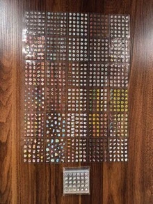10件組混款可愛卡通美甲貼紙 DIY公主防水美甲貼，可愛兔子卡通貓咪愛心花朵款式，返校季，隨機款式與顏色 - 多款式 - 查看 8