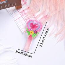 10/20pcs Cartoon Colorful Magic Wand Resin Handmade Accessories, Suitable For DIY Phone Case Pendant, Keychain, Hair Clip, Hair Accessory, Fridge Magnet Decoration - Multicolor - View 6