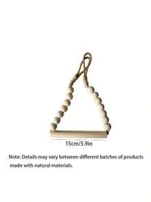 Wall-Mounted Toilet Paper Holder, Kitchen Wall-Mounted Paper Towel Rack With Hook, Modern Home Bathroom Accessory, Rotating Paper Towel Holder, European Minimalist Rope Style - Brown - View 5