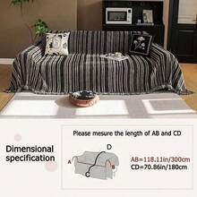 1PC Bohemian Thickened Full-Wrap Sofa Cover, Protects Sofa Fabric From Pet Scratches; Double-Sided Multi-Purpose Throw, Suitable For Living Room, Office, Bedroom And Outdoor Use, Fits 1/2/3/4-Seater Home Soft Furnishings - Multicolor - View 15