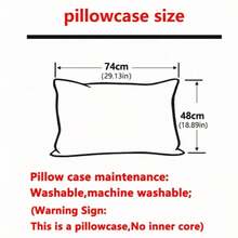 2pcs Cooling Pillowcase Set, Soft & Breathable, Wrinkle-Resistant, Gentle On Hair & Skin, Enhances Sleep Quality, Machine Washable - Rock Mountain Ash - View 3
