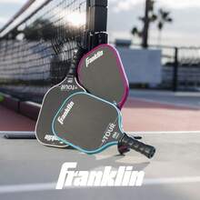 Franklin 皮克球拍 T700 碳纖維表面 USAPA 認證 增強抓地力與旋轉 16MM 聚丙烯蜂巢芯 適合初學者與進階球員 - 彩色 - 查看 7