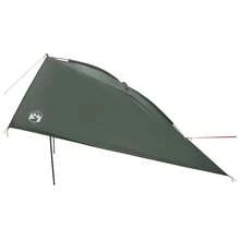 Green Polyester Tent 308x215x220cm Camping Tent Sleeping Cabin Water Resistant Fabric Ventilation Window Nature Backpacking Picnic Adventure Night Hiking Outdoor Travel Festival Beach Holiday Forest Weekend Trip - A - View 3