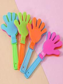 Clappers, Suitable For Holiday, Birthday Party Gifts And Supplies, Applicable For Christmas Party, Christmas Gifts, New Year Gifts, Christmas Stocking Fillers, Holiday Celebrations, Plastic Party Clappers, Bringing You Joy And Excitement - Multicolor - View 5