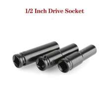 10pcs Deep Impact Socket Set Long Hex Socket Tool Kit Auto Repair Wrench Socket With Storage Case - A - View 4