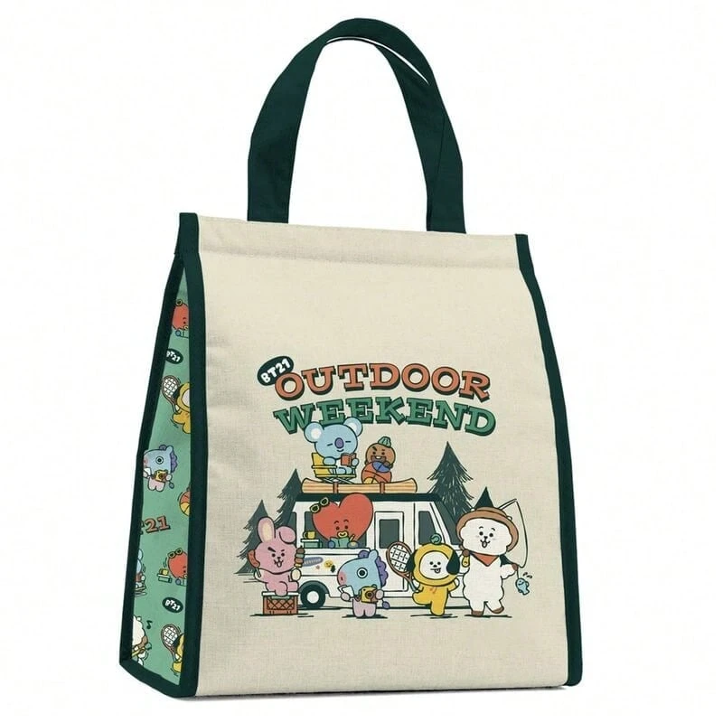 Safta Outdoor Weekend Lunch Bag, 20x13x23 Cm, Polyester With Aluminum Lining, Zipper Closure, Handles And Side Pocket - A - View 1