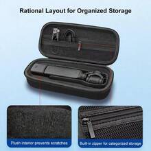 PULUZ Mini Body Bag untuk Osmo Pocket 3, Tas Penyimpanan Portabel dari Kain Oxford (Hitam) - View 5