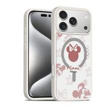 Miniso Disney Mickey And Minnie Mouse Simple Couple Cartoon Mickey Mouse MagSafe Magnetic Charging, Compatible With IPhone 17/17 Pro Max/16/17 Pro/15/14/16 Plus/17 Air/IP 13/15 Pro/12/15 Plus, Drop-Proof And Scratch-Resistant, Compatible With Apple. - White - View 4