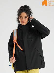 NBCT Women's Sports Outdoor Casual Jacket - Black - View 2