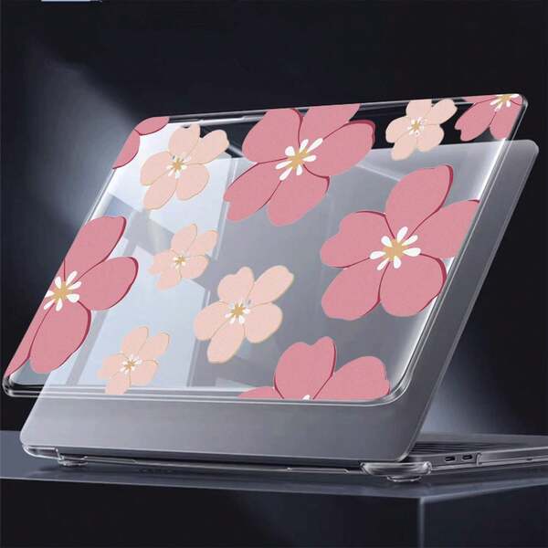 2件裝透明水晶防震保護殼，適用於 MacBook/Matebook，全透明硬 PC 材質附散熱孔，貼合筆電外殼，相容 13 Neo/13.3 Air/13.3 Pro/13.6 Air/14.2 Pro/15 Air/16.2 Pro/D16/14 Ultra