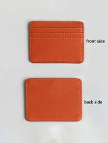 1pc Men's Stylish Class Elegant Compact Leather Wallet Multi-Card & Coin Holder ,Multiple Card Slots, Suitable For Daily Use - A - View 4