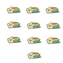 PLEASE SLOW DOWN Enamel Pin Fashion Decorative Badge Ornaments Lapel Bag Badges Gifts - Multicolor - View 13