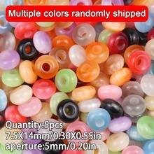 5/10/20 buah Manik-manik Abacus Mata Kucing Akrilik Warna-warni, Manik-manik untuk Pembuatan Perhiasan DIY, Bahan Aksesoris Buatan Tangan - Manik-manik Abacus Mata Kucing - View 24