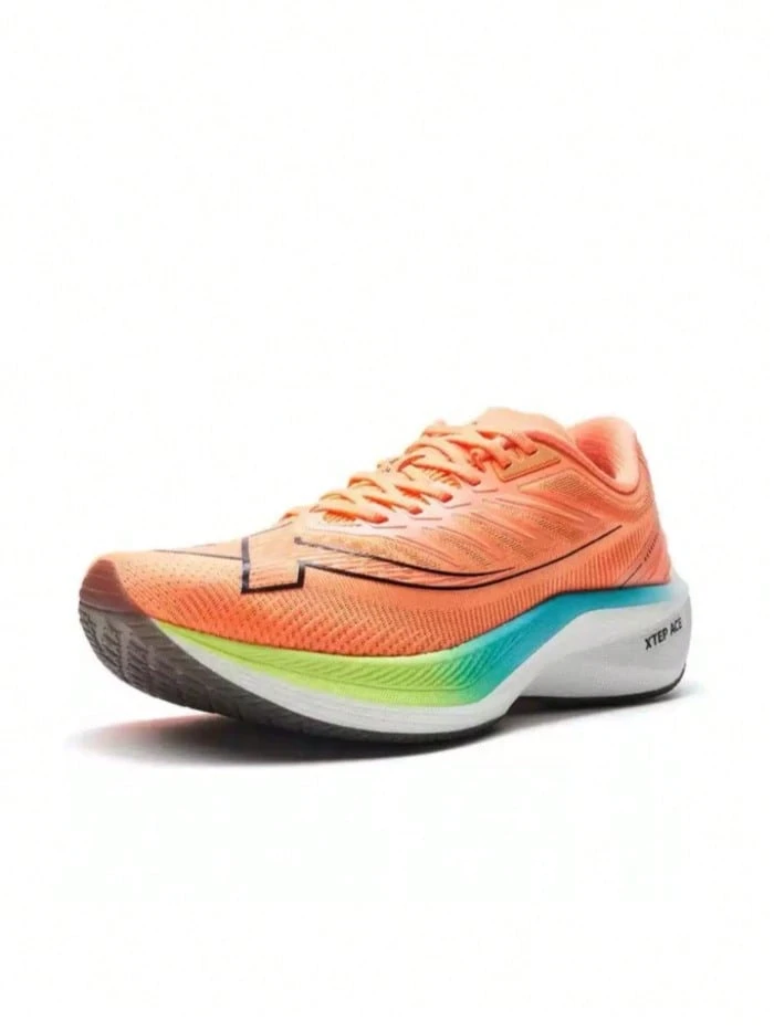 XTEP New Style Shock-Absorbing Fashion Casual Shoes Comfortable Men's Running Shoes - Orange - View 1