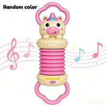 Fun Cartoon Handheld Accordion Toy, Cute Animal Musical Instrument, Suitable For Infants And Toddlers, Enhances Children's Hand-Eye Coordination And Grip Ability, Perfect Birthday Gift, Holiday Gift - Multicolor - View 13