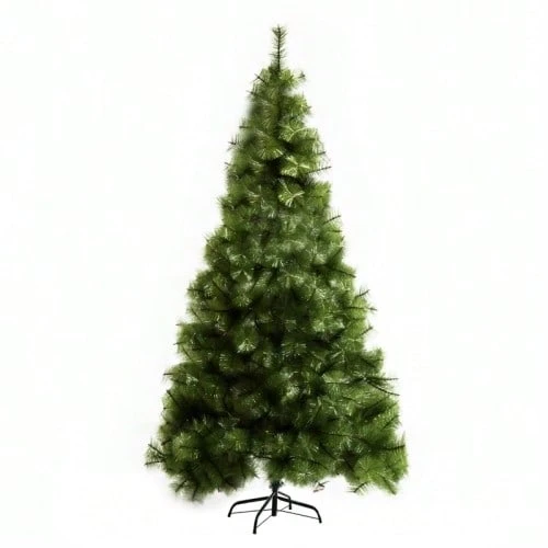 210cm Artificial Christmas Tree, 505 Branch Artificial Tree, Christmas Tree Decoration With Metal Stand For Indoor Use - 綠色 - 查看 1