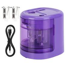 Eagle Electric Pencil Sharpener With 2 Extra Blades, Battery Or USB Powered, Dual Holes, Automatic Sharpening, Suitable For Home And Office, Fits 6-12mm Pencils, Back To School - Double Hole Pencil Sharpener - View 13