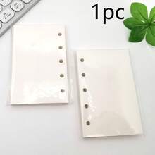 1pc 5-Hole M5 A8 Loose-Leaf Paper/Notebook Refill, 50 Sheets/Pack, Suitable For Notebook Recording, Travel Notebook, Blank Grid To-Do List Notebook Pages, Planner Refill, Ideal Gift For Back To School Season - one-size - View 14