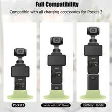 Pocket 4 3 支架底座，矽膠防滑桌面支架，適用於 Osmo Pocket 4 3 Creator Combo，輕量便攜支架，OSMO Pocket 4 3 手柄配件，Osmo Pocket 3 相機防滑矽膠固定支架底座 - 查看 4