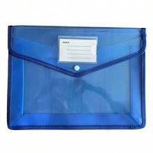 Expandable Plastic File Bag (With Snap Closure Transparent Envelope Style Opening, No Inner Dividers, Large Capacity, Multiple Colors Available, Fits A4 (33cm/12.99in*25cm/9.84in) Size, Random Color) - A - View 13