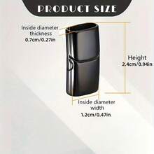 1Pc/2Pcs Magnetic Buckle, Flat Rectangular Magnetic Buckle, Inner Hole With Rounded Corners, Wrist Cord Buckle, Craft Jewelry Accessories Making Material, Jewelry & Watch Accessories > Jewelry Accessories > Bracelet Accessories, Jewelry Making Supplies Category, DIY Jewelry Accessories, Bracelet Connector Buckle - Multicolor - View 5