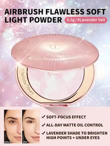 CHARLOTTE TILBURY FLAWLESS 柔焦定妝粉 紫色 淨重 6.5g E 0.22 Oz. - LAVENDER VEI - 查看 1