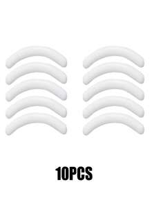 Eyelash Curler Refill Pads, 200pcs/100pcs/50pcs/20pcs, Soft Rubber Material, Suitable For Universal Eyelash Curlers (White) - White - View 14