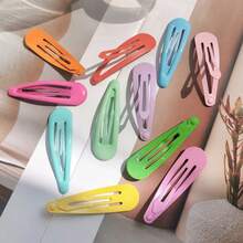 15pcs Candy Color BB Hair Clips, Colorful Girly Style Hair Clips, Ins Viral Hair Clips For Adults, Bangs Clips, Straight Hair Clips, Hair Accessories - Hair Clip - View 8