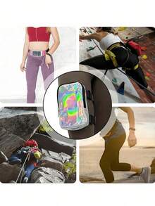 Versatile Thigh Bag Rainbow Ankle Bag For Men And Women Leg Bag With Adjustable Straps Zipper For For Travel Back To School Home Decor Summer Fall Exerise Workout Indoor Outdoor Birthday Gift Party Favor Essential Accessory - Multicolor - View 9
