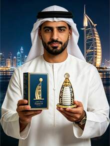 Minyak Wangi Dubai Sail 8ml - Desain Istimewa - Bebas Alkohol, Aroma Bunga & Buah Arab Timur Tengah, Wangi Tahan Lama - Kapal Galleon Dubai - View 1