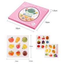 Children's Magnetic Fruit Learning Book, Perfect Gift For Son And Daughter - Magnetic Book-fruit Knowledge - View 8
